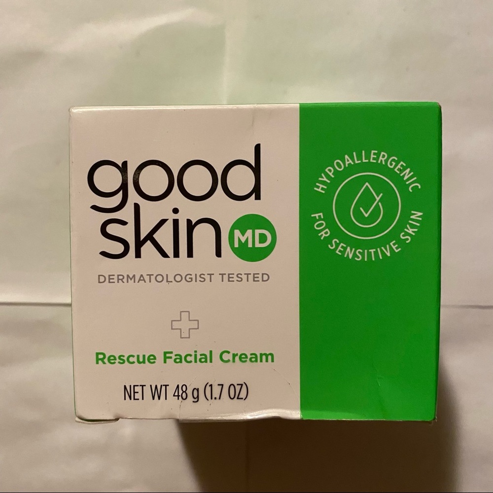 Good Skin MD Rescue Facial Cream Hypoallergenic for Sensitive Skin